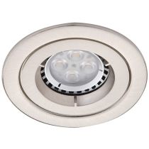 Ansell Twistlock GU10 50W IP65 Downlight Satin Chrome