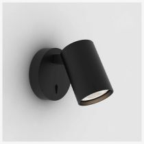 Astro Ascoli Single Matt Black Single Switched Reading Light