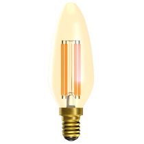 Bell 01454 4W Dimmable LED Vintage Candle Amber E14