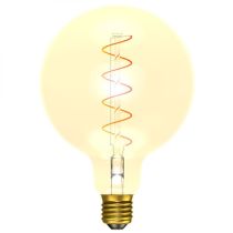 Bell Lighting 4W LED Vintage Soft Coil 125mm Globe Dimmable  ES Amber 2000K