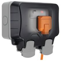 BG WP22-02 IP66 Weatherproof Outdoor 2 Gang 13A Socket 