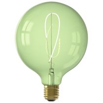 Calex NORA LED Globe G125 240V 4W 130lm E27, Emerald Green 2200K dimmable