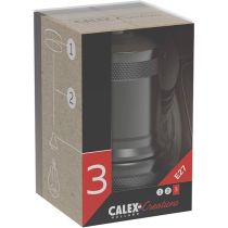 Calex 940464  Pearl Black Aluminium Pendant Lamp Holder