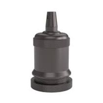 Calex 940464  Pearl Black Aluminium Pendant Lamp Holder