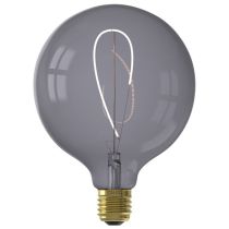 Calex NORA LED Globe G125 240V 4W 130lm E27, Topaz Grey 2200K dimmable