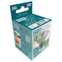 Crompton 6119 5w LED GU10 Glass SMD Dimmable 4000K