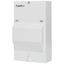 FuseBox 4 Module Empty Enclosure (N Cable and Busbar)