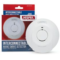 HiSPEC Mains Linkable Smoke Detector with Backup Rechargeable Lithium Battery