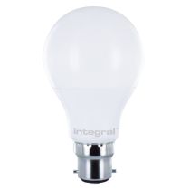 INTEGRAL GLS B22 806LM 8.6W 2700K NON-DIMM 220 BEAM FROSTED ILGLSB22NC089