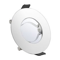Integral Evofire Polished Chrome Round Fire-Rated Downlight with GU10 Holder