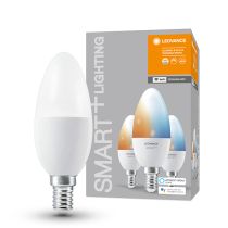 Ledvance 4.9W Smart Wi-Fi LED Candle Tunable White E14/SES 3 Pack