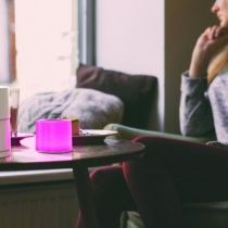 LUTEC Noma Modular Smart Colour Changing Table Lamp Single Module add-on