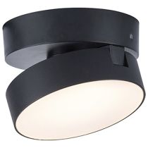 LUTEC Stanos Smart Tunable Whte Surface Mounted Spot Light - Matt Black