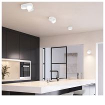 LUTEC Tripple Stanos Smart Tunable Whte Surface Mounted Spot Light - White