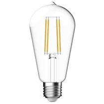 Megaman LED E27 Clear Filament ST64 6.8W Warm White
