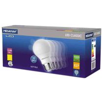 Megaman LED E27 Opal GLS 9.6W Warm White 10PACK