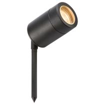 ML Knightsbridge GU10SPIKEBK Black Aluminium GU10 Ground Spike Light Fitting with 3m Cable IP65 35W