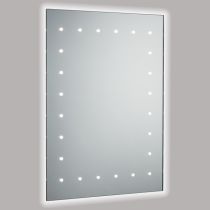 MLA-Knightsbridge 16W LED Mirror with Dual Shave Socket, Demister and Motion Sensor