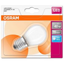 Osram LED Frosted Golfball 4W 4000K E27 (Non-Dim)