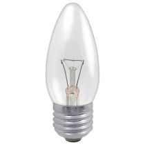 Professional 40w ES Clear 35mm Candle