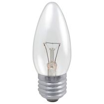 Professional 60W Clear ES Candle 35mm