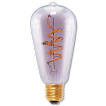 Segula50532 Design Line LED ST64 Curved Spiral Smokey 4W-10W E27 2000k