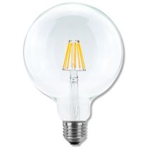 SegulaLED Bright Line 60821 8w Globe 125 clear E27 760lm 2700K