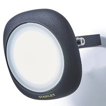 Stanley 10W Round LED Floodlight Black