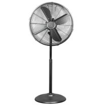 Status 16 Inch Oscillating Pedestal Floor Fan Satin Black