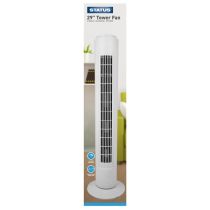 Stirflow 29 Inch Oscillating Tower Fan - White