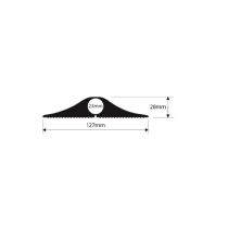Vulcascot Industrial F Cable Protector - Black 4.5m