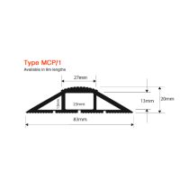Vulcascot MCP/1 Snap Fit Multi Compartment Cable Protector - 9m