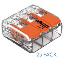Wago 221-413 3Way Lever Connector 10 Pack