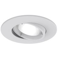 Ansell Edge GU10 Fire Rated Gimbal 50W - Matt White