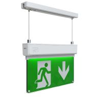 Ansell Kestrel Suspended Exit Sign 2w Maintained/Non-Maintained