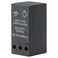ML Knightsbridge SN400M 1 Gang 2 Way Push On Dimmer Module 40-400W

