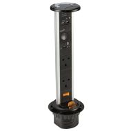 MLA Knightsbridge SK005A Pop Up 2 Gang Socket 13A with Built In Bluetooth Speaker and USB Charger
