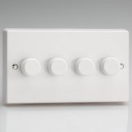 Varilight JQDSM104W V-PRO 4 Gang Smart Master Wi-Fi LED Dimmer